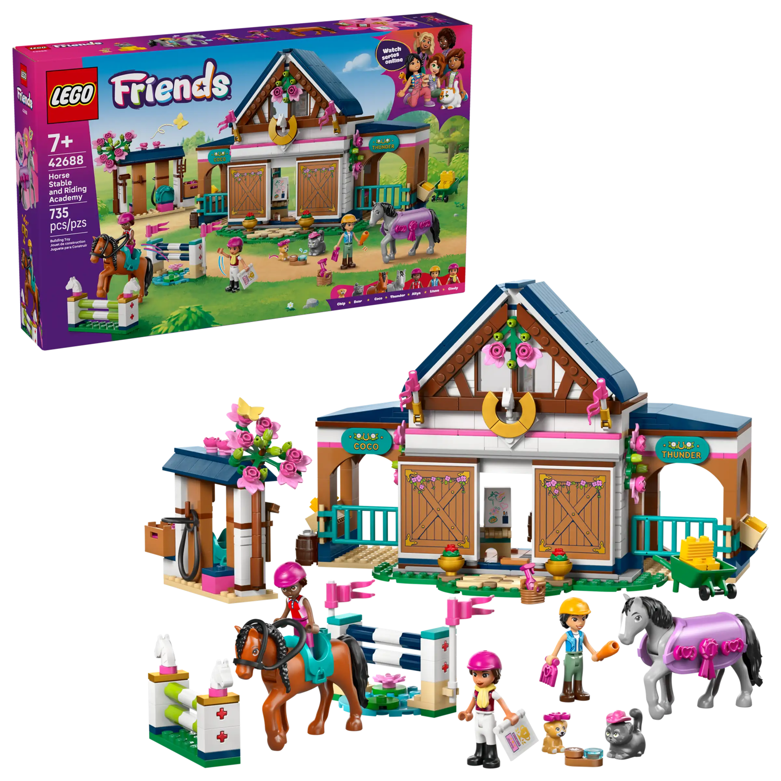 Lego Friends 42688 Hevostalli ja Ratsastuskoulu