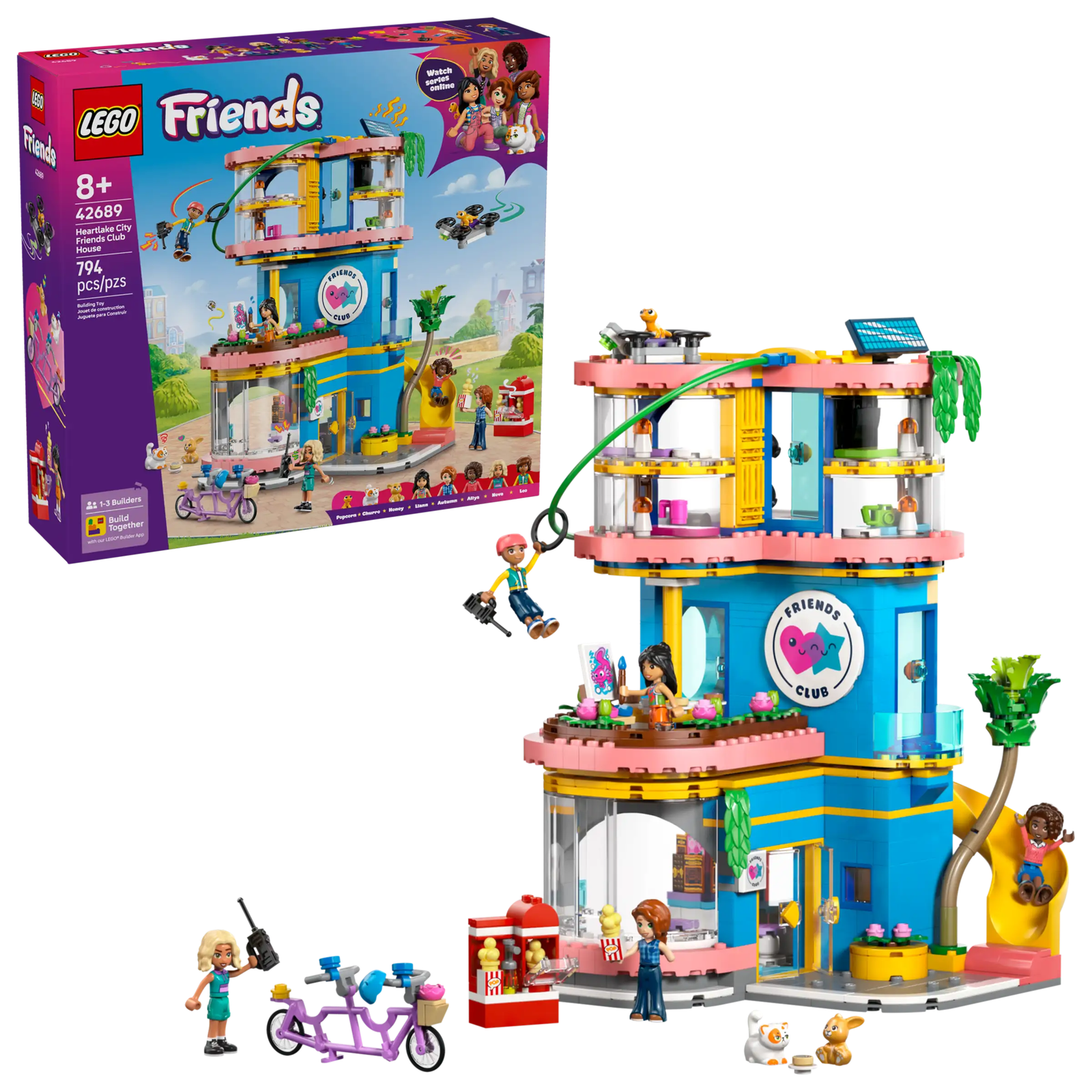 Lego Friends 42689 Heartlake Cityn Ystävysten Kerhotalo