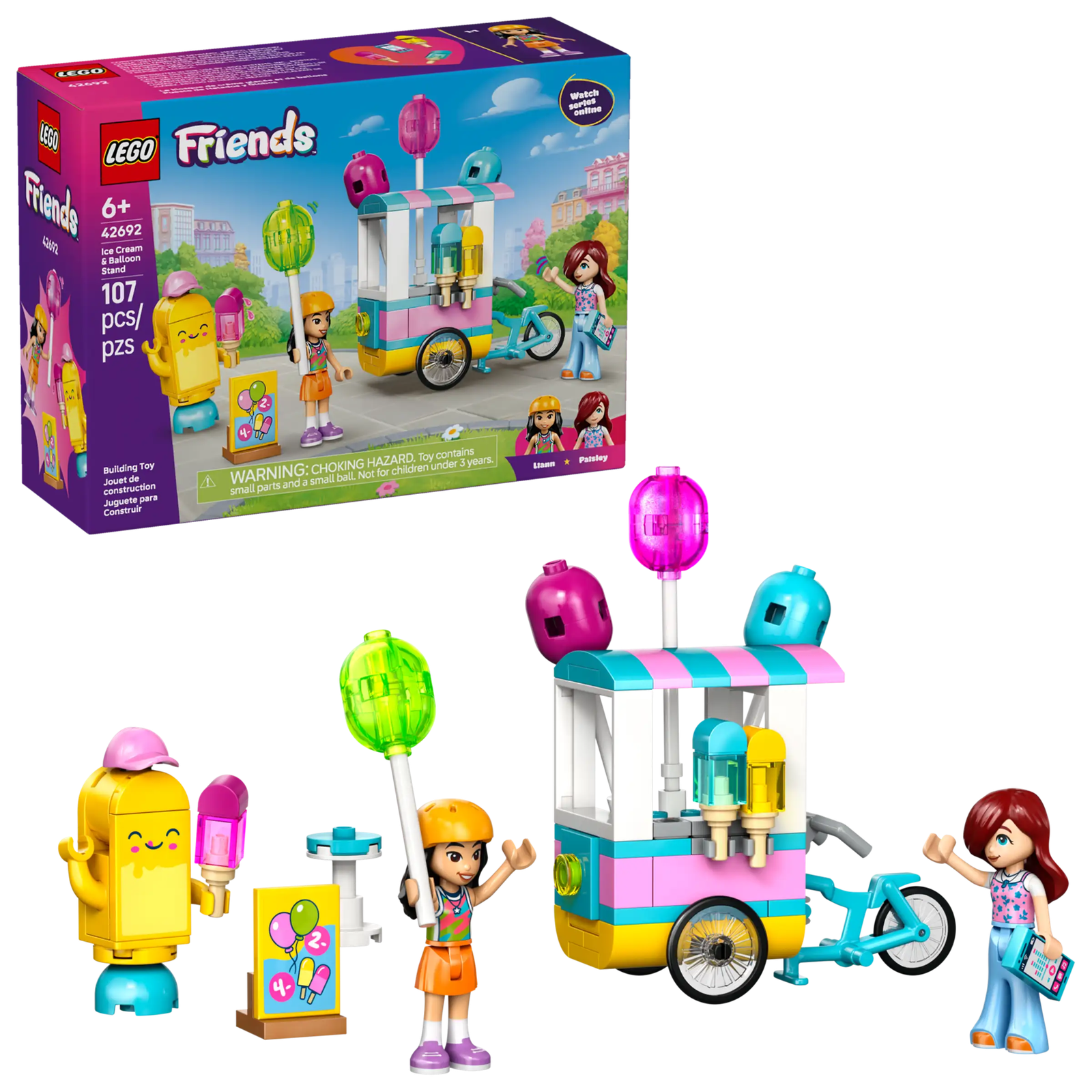 Lego Friends 42692 Jäätelö ja Ilmapallokoju