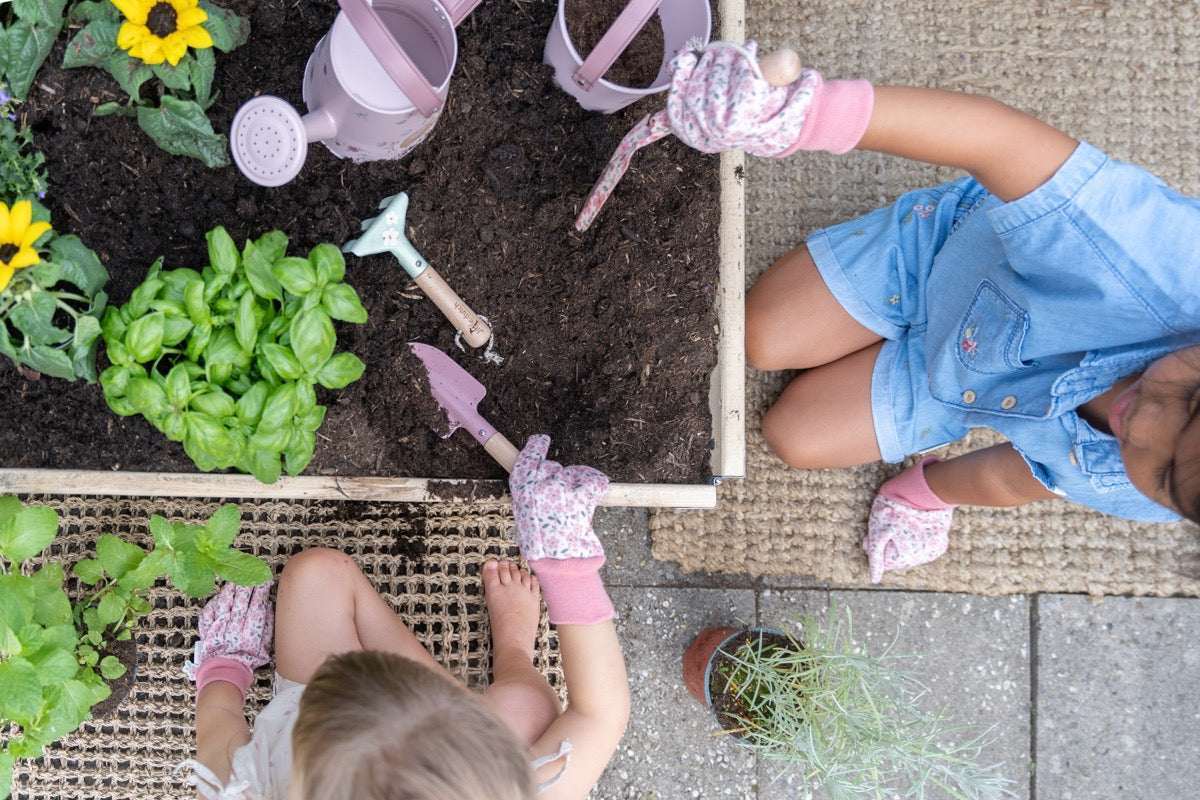 Little Dutch Lasten Puutarhavälinesetti Vaaleanpunainen
