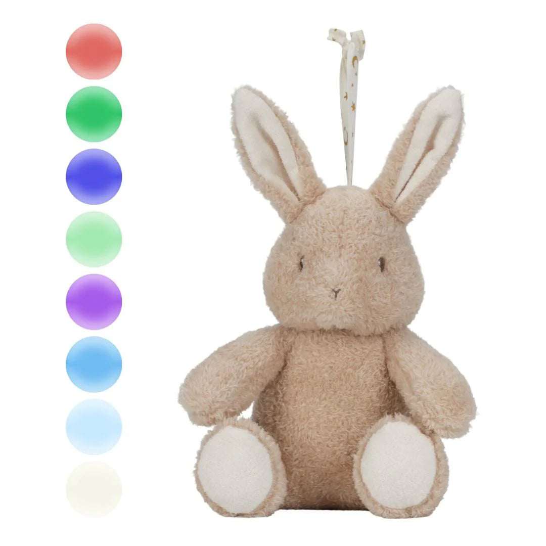 Little Dutch Newborn Naturals Pehmoinen Pupu- Yövalo Musiikilla