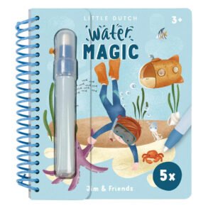 Little Dutch Water Magic Book Jim & Friends Vedellä Värjättävät Kuvat