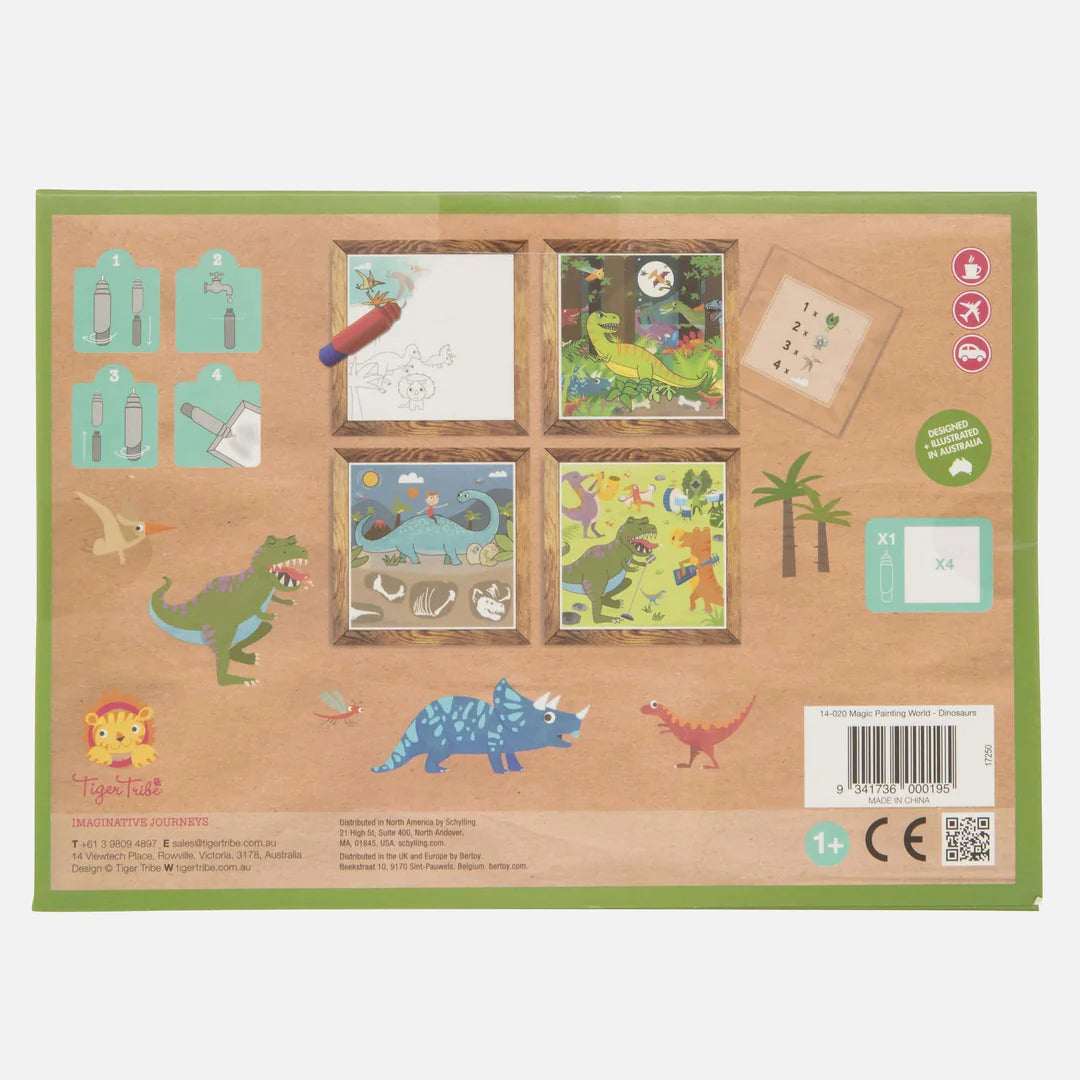 Magic Painting World Vedellä Värjättävät Kuvat- Dinosaurus