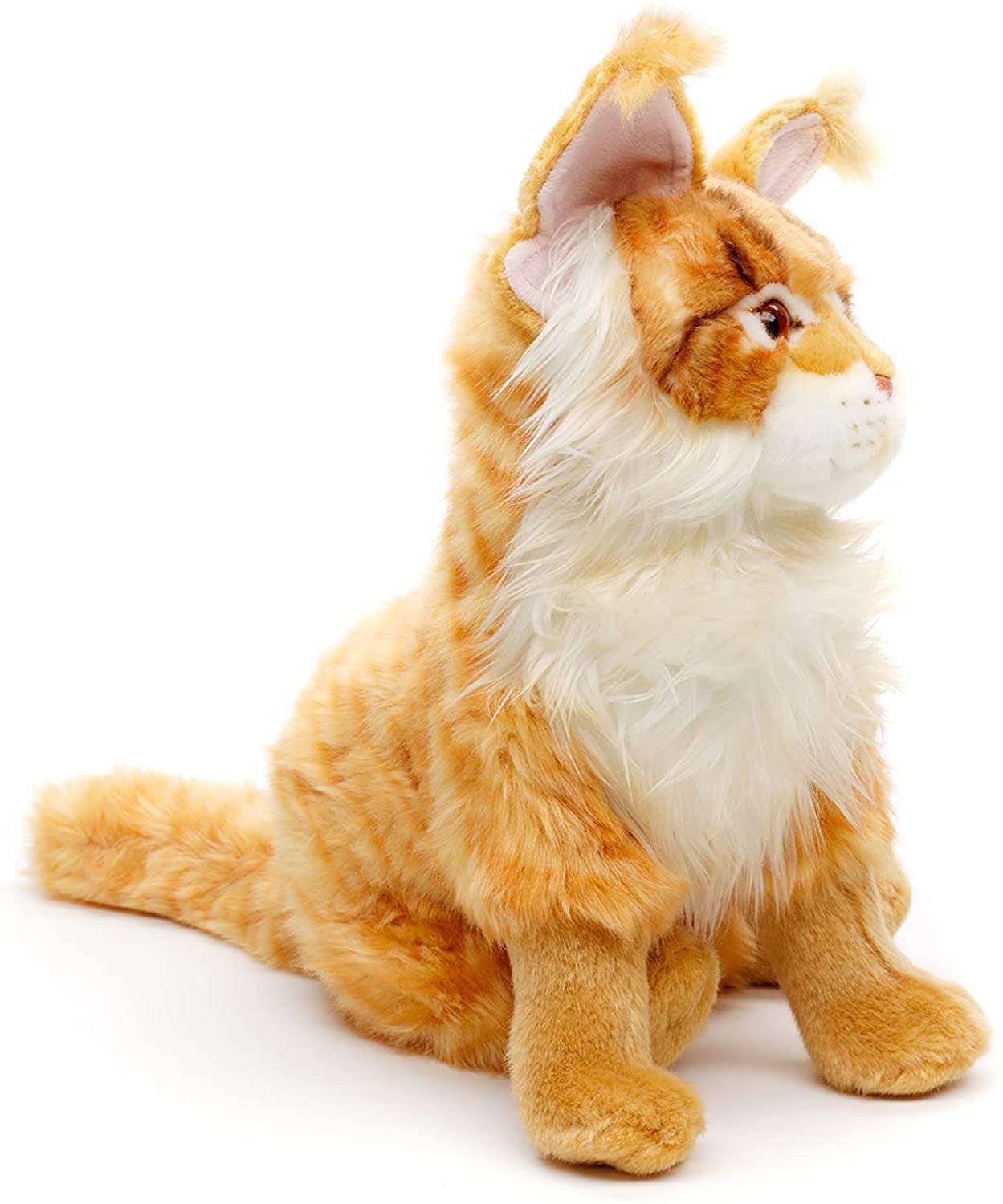 Maine Coon Kissa Pehmolelu 28cm Oranssi