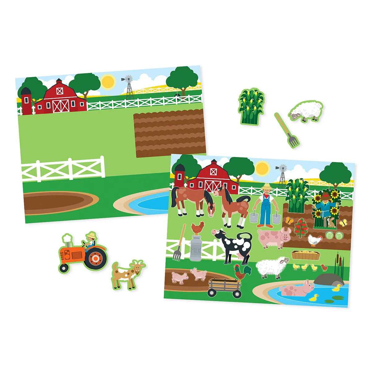 Melissa & Doug Eläinten Elinympäristö Tarrasetti/Tarratarina