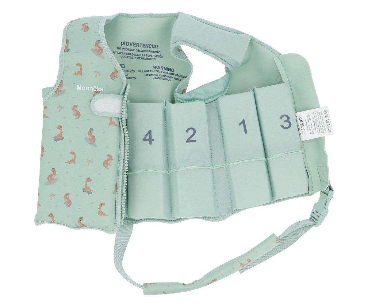 Monnëka Cool Dinos Uimaliivi/Kelluntaliivi 1-2 Vuotiaille (11-15kg)