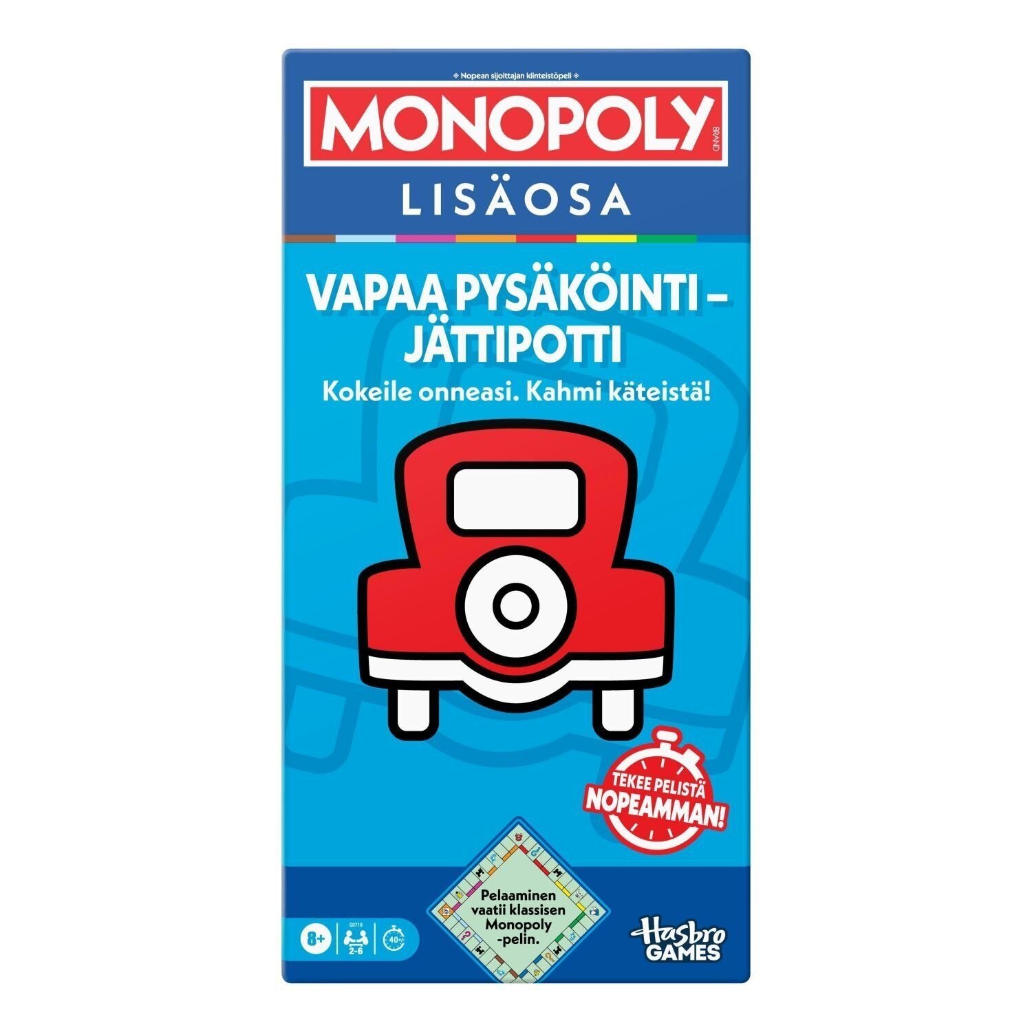Monopoly Lisäosa Vapaa Pysäkointi- Jättipotti