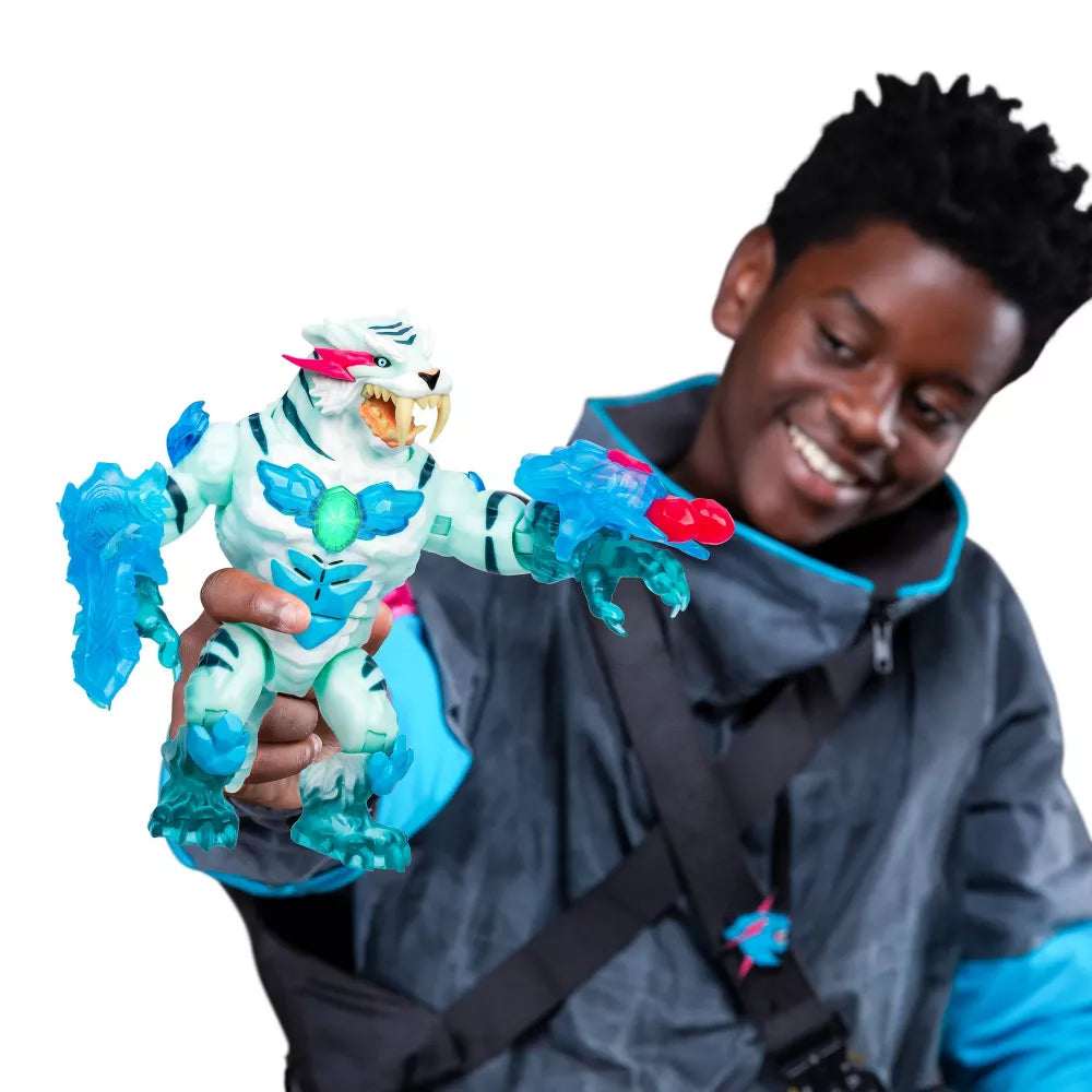 Mr Beast LAB Mutators Cryo Lab Collector Figure Valoilla ja Äänillä