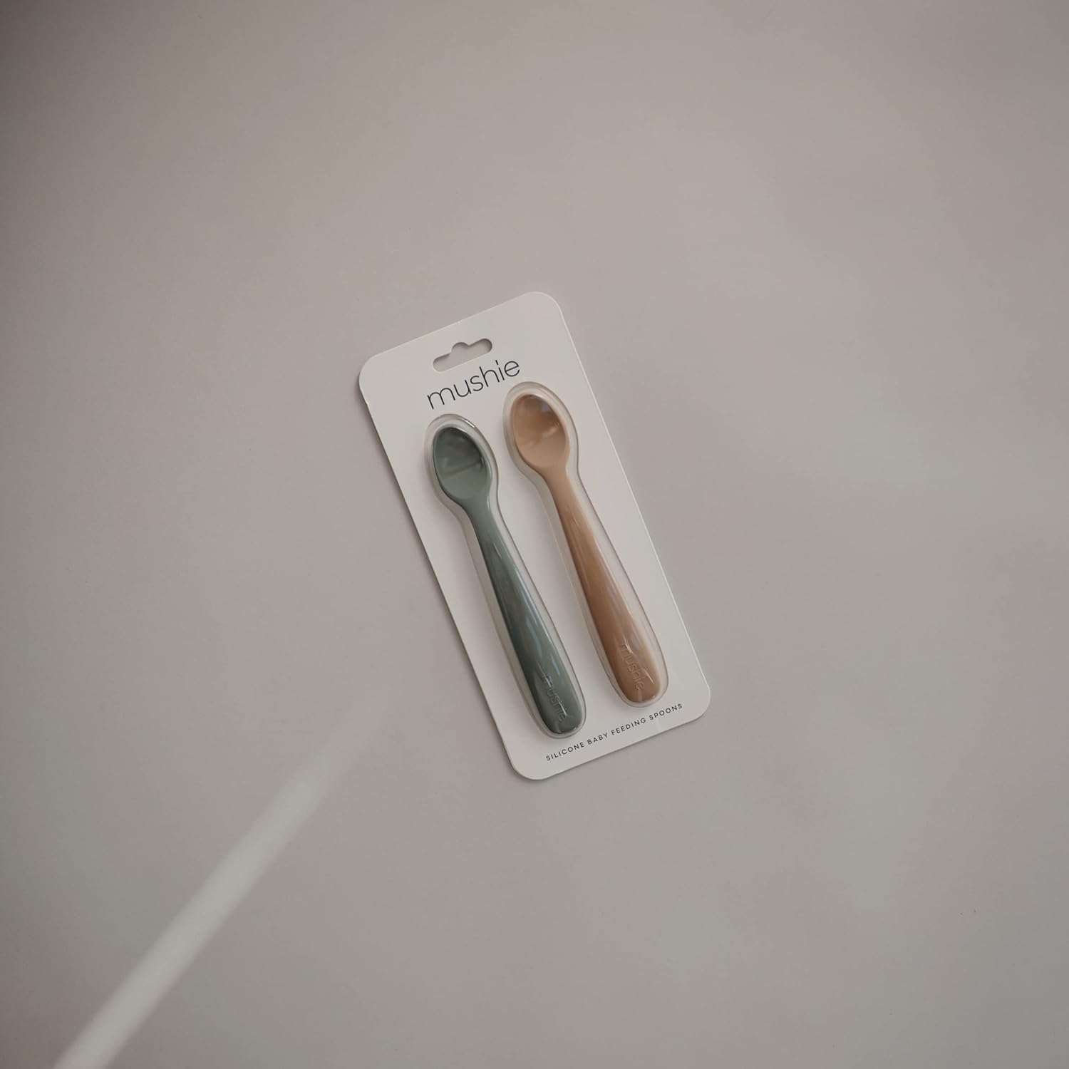 Mushie Silikoniset Lusikat 2-pack Timjami/natural