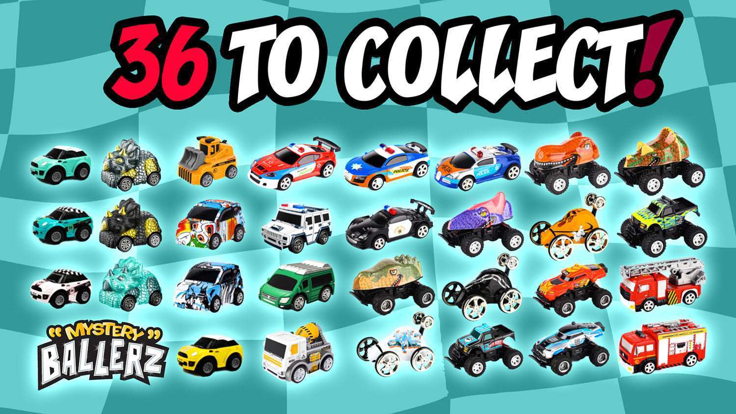 Mystery Ballerz Yllätyspallo Radio-Ohjattava Auto
