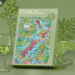 Water And Wines New Zealand, Wine Puzzle, 1000 Palan Viini Palapeli