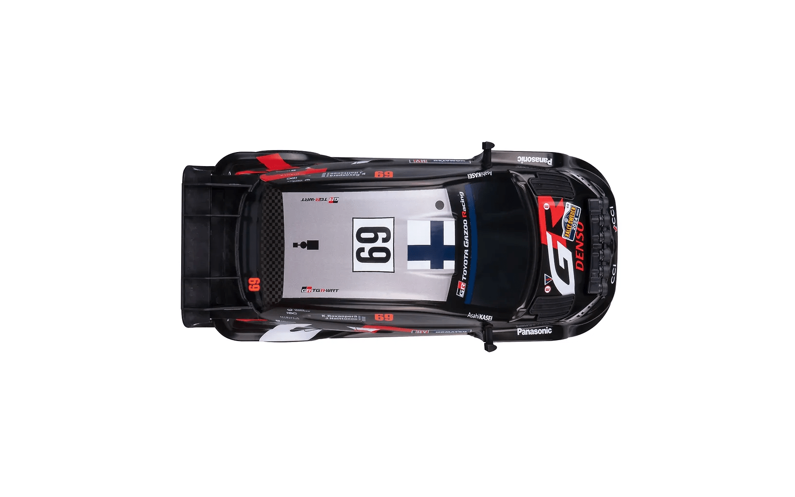 Nikko Radio-Ohjattava Toyota Gazoo Sweden 2024 Kalle Rovanperän Auto Night Mode RC