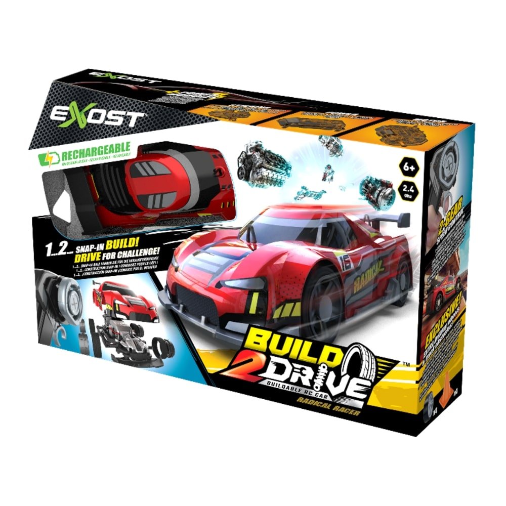 Exost Build 2 Drive Rakennettava Radio-Ohjattava Auto Radical Racer