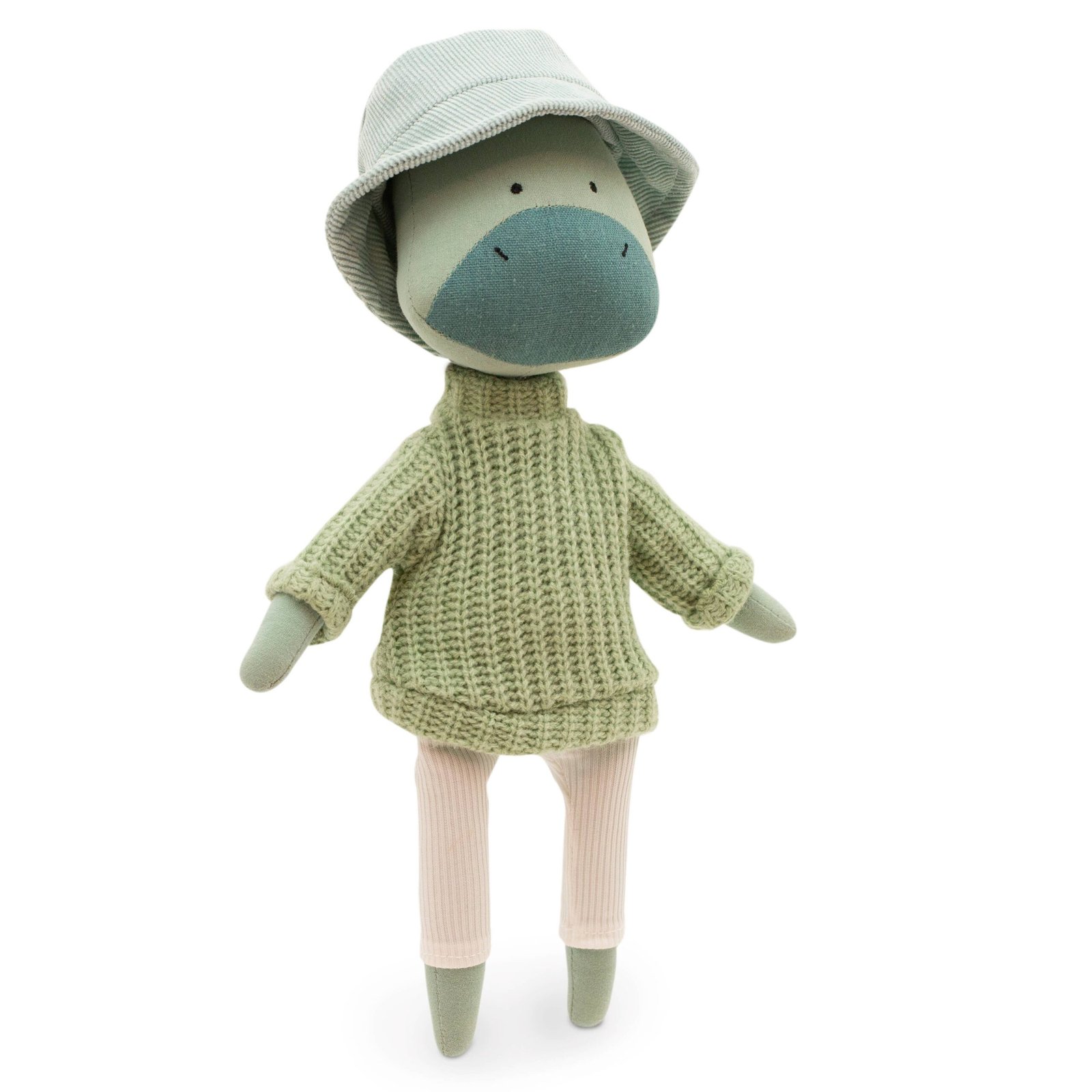 Orange Toys Cotti Motti Andy Lohikäärme Pehmolelu Vihreällä Villapaidalla 29cm