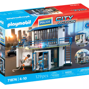 Playmobil 71874 City Action Poliisiasema Valolla