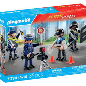 Playmobil Action Heroes 71730 Poliisisetti Neljä Hahmoa