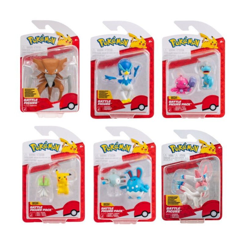 Pokemon Hahmopakkaus Battle Figure Set Lajitelma