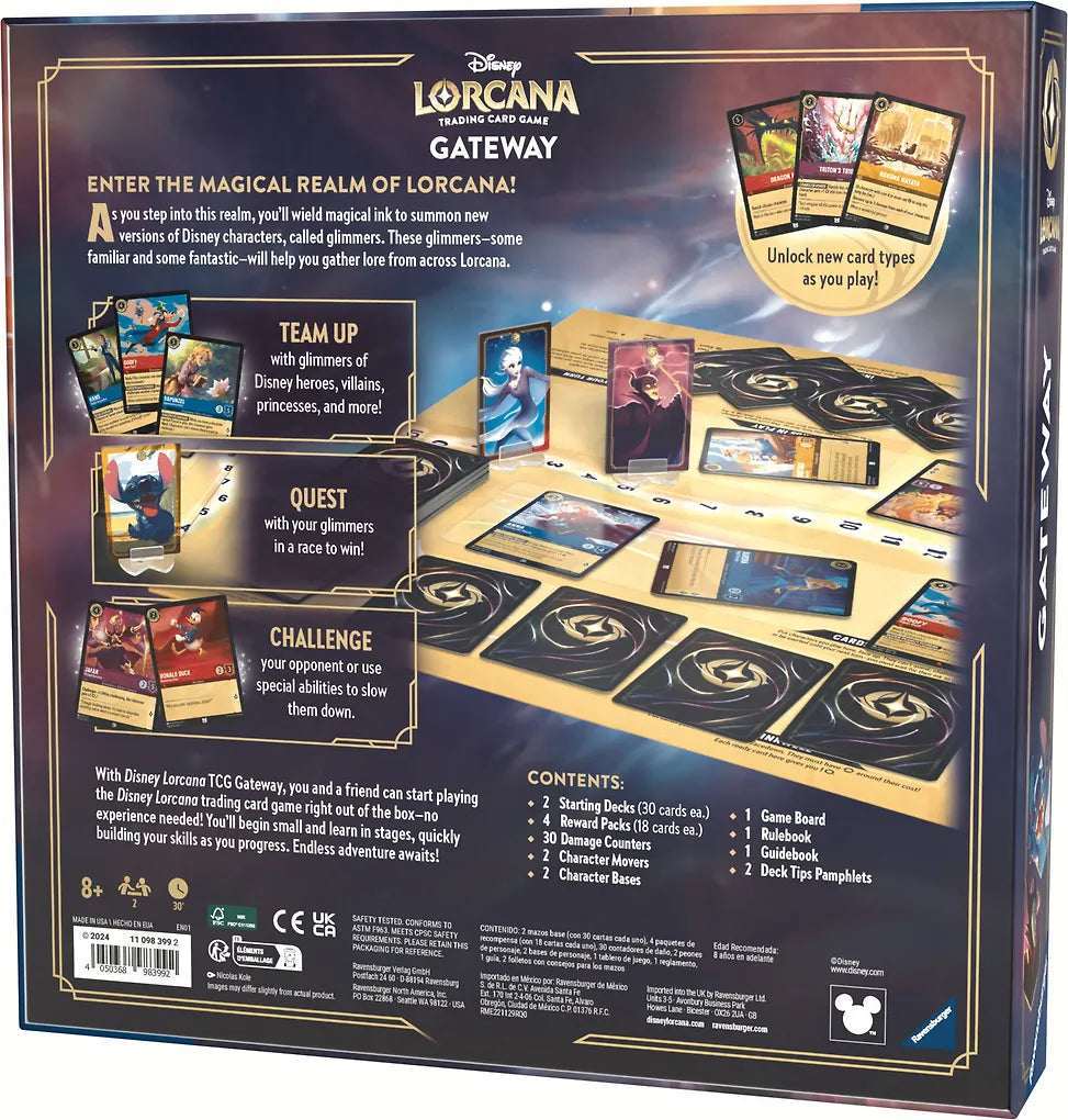 Ravensburger Disney Lorcana Peli (Eng)