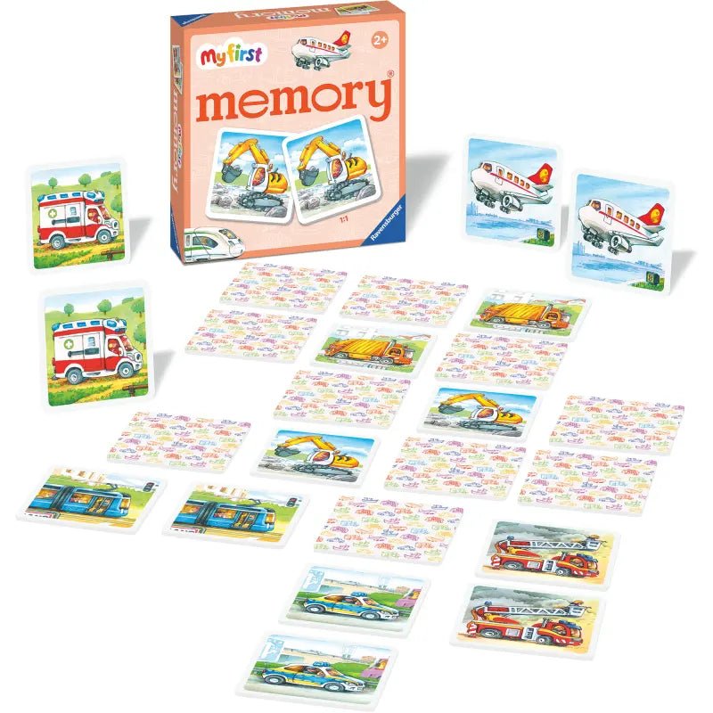 Ravensburger Minun Ensimmäinen Muistipelini Kulkuneuvot