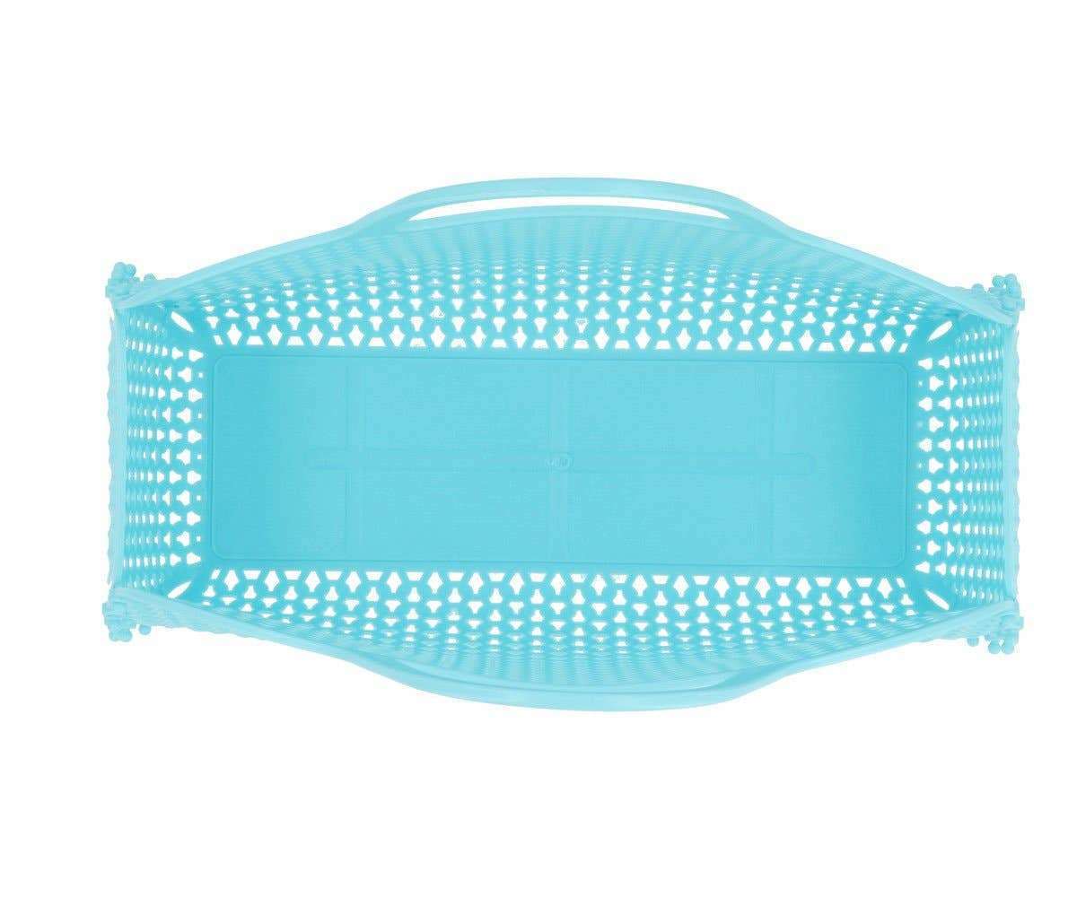 Retro Vintage Lasten Kori Turkoosi