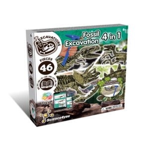 Science4You Fossiili Dinosaurus Kaivaussetti 4 in 1