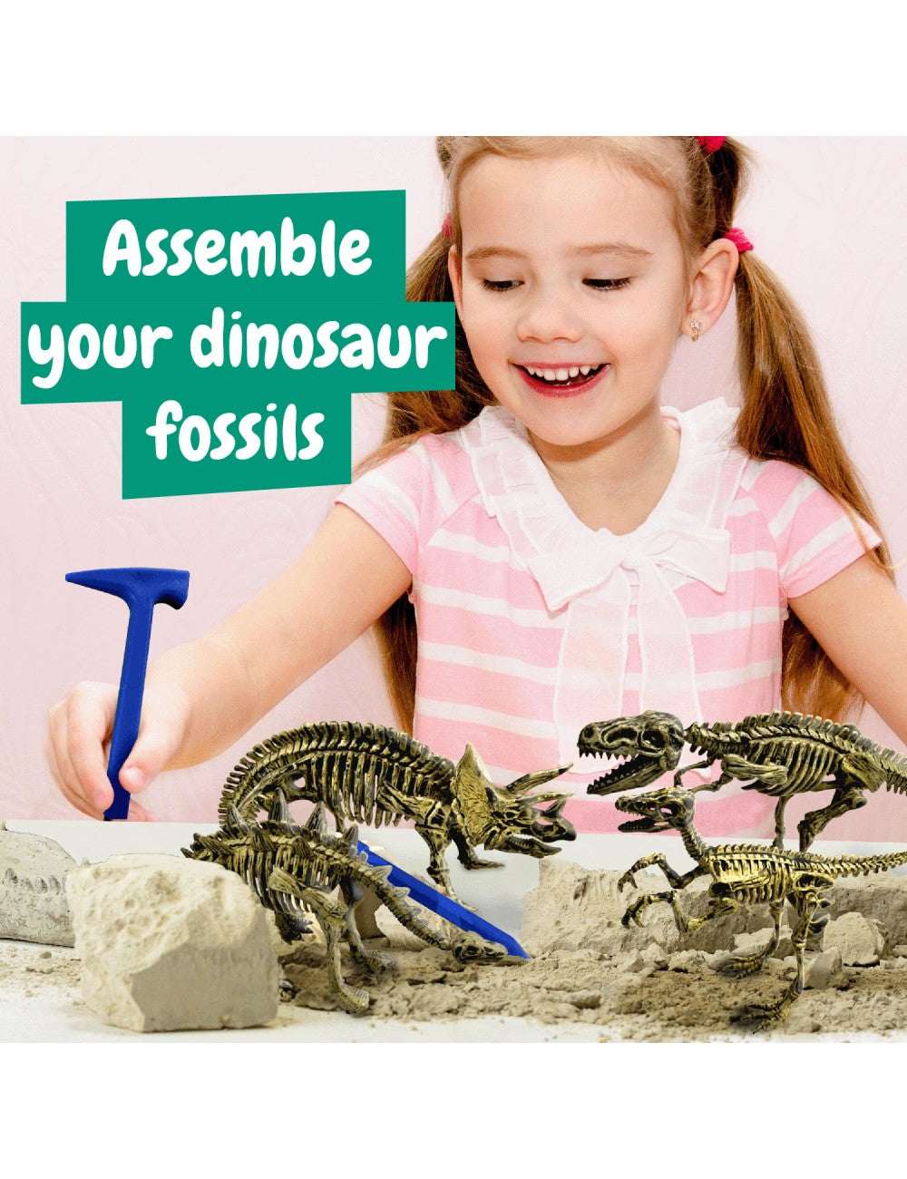 Science4You Fossiili Dinosaurus Kaivaussetti 4 in 1