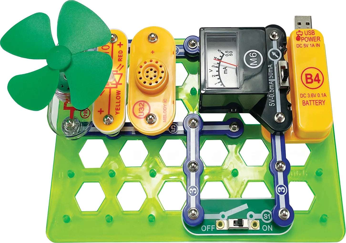 Snap Circuits Green Energy Lab Sähkölaboratorio