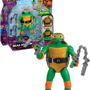 Teini-ikäiset Mutanttininjakilpikonnat Head Droppin' Michelangelo 11cm Figuuri