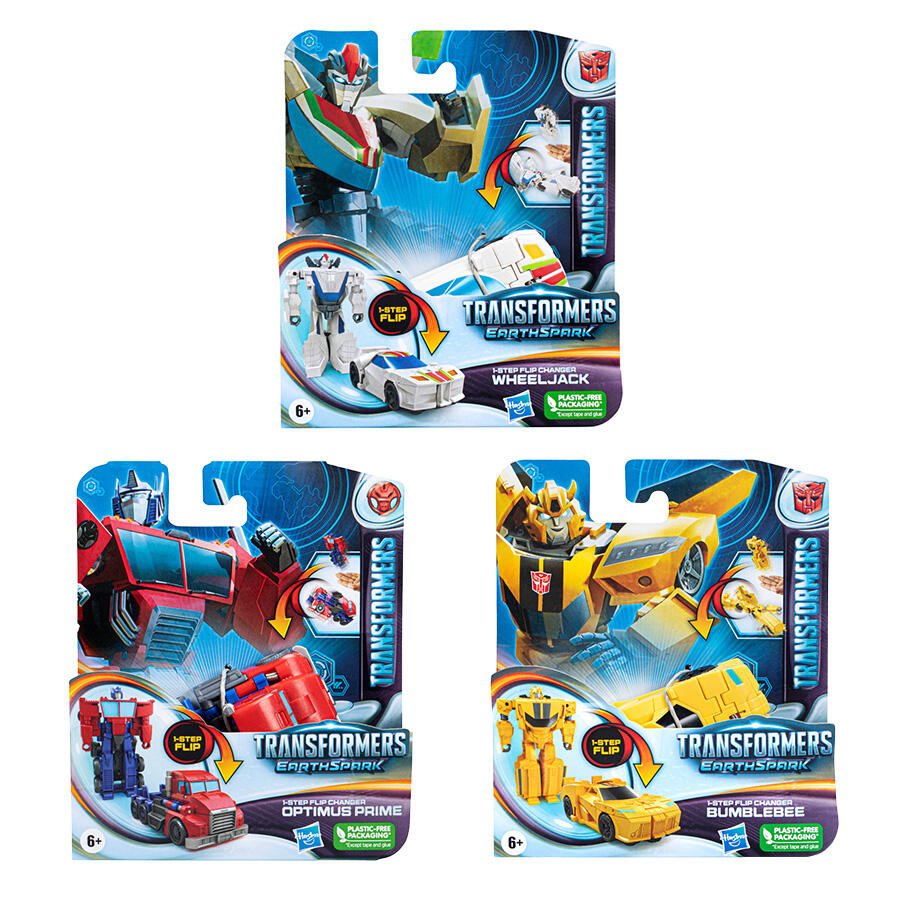 Transformers Earthpack 1-step Flipchanger Erilaisia