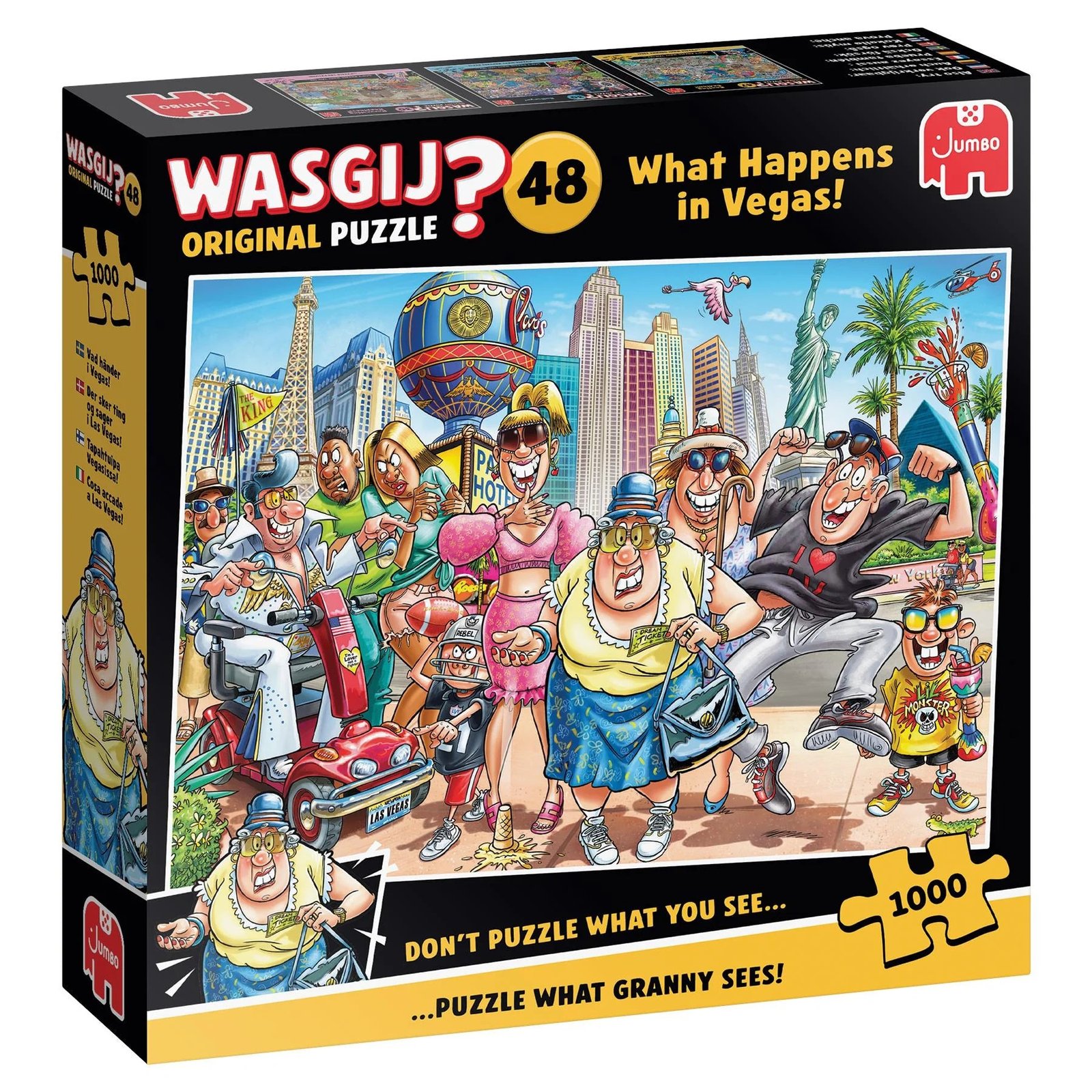 Wasgij Original 48 What Happens in Vegas! 1000 Palan Palapeli