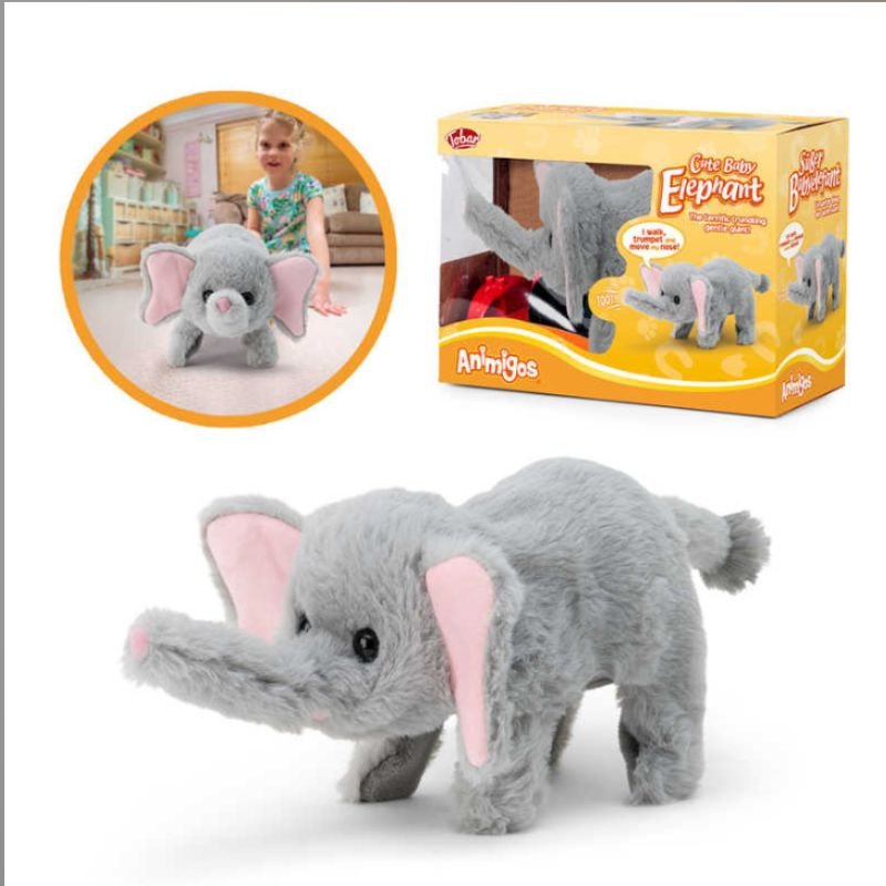 Interaktiivinen kävelevä norsu