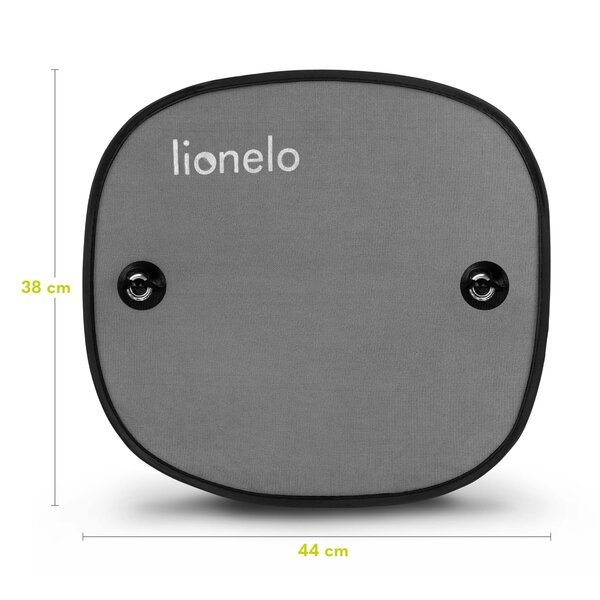 Auton ikkunan aurinkosuoja lapsille Lionelo Sunshade Black, 2 kpl