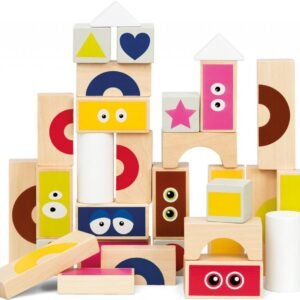 Babblarna rakennuspalikat, 30 kappaletta, puiset