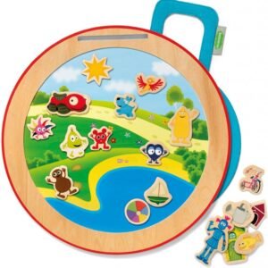 Babblarna magneettitaulu, puinen