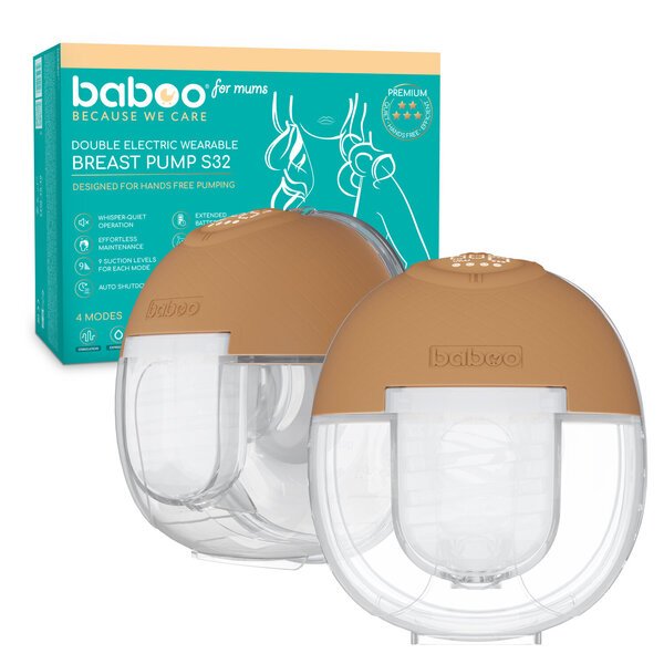 Baboo kannettava sähkörintapumppu 2kpl