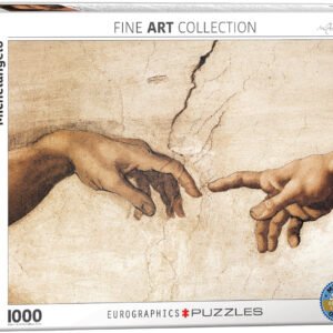 Eurographics 1000 Palan Palapeli Creation of Adam by Michelangelo