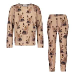 Bear -Pyjama | Hazelnut - 74/80