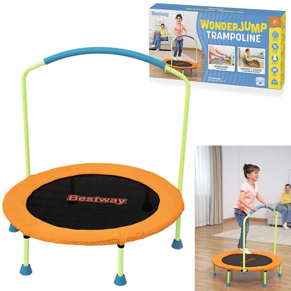 BESTWAY Sisätrampoliini lapsille ja nuorille WonderJump 91 cm