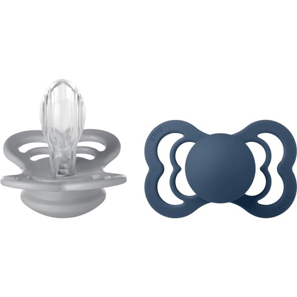 BIBS Supreme Tutti 2kpl Koko 2 Cloud/Steel