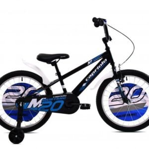 Lasten polkupyörä Capriolo Mustang, 20 tuumaa, musta/sininen