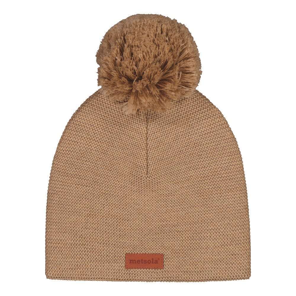 Buddy Beanie -Merinovillapipo | Peanut Butter - 0-1Y
