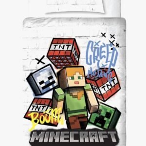 Minecraft vuodevaatteet 150x210