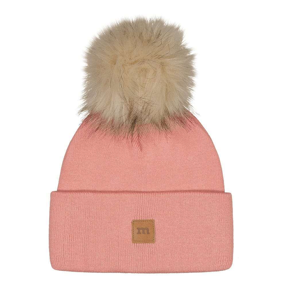 Crystal Beanie -Puuvillapipo | Peachy Pink - 0-1Y