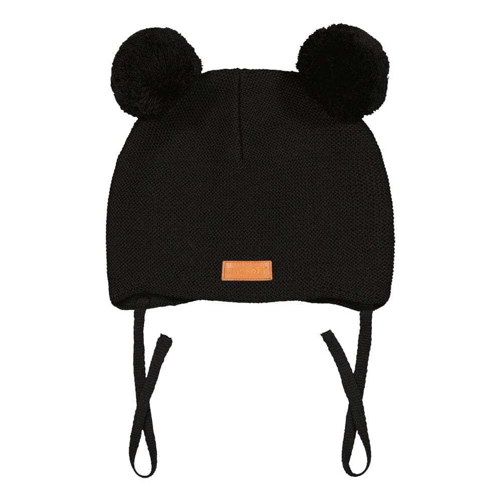 Cutie Hat -Merinovillapipo | Black - 0-2M