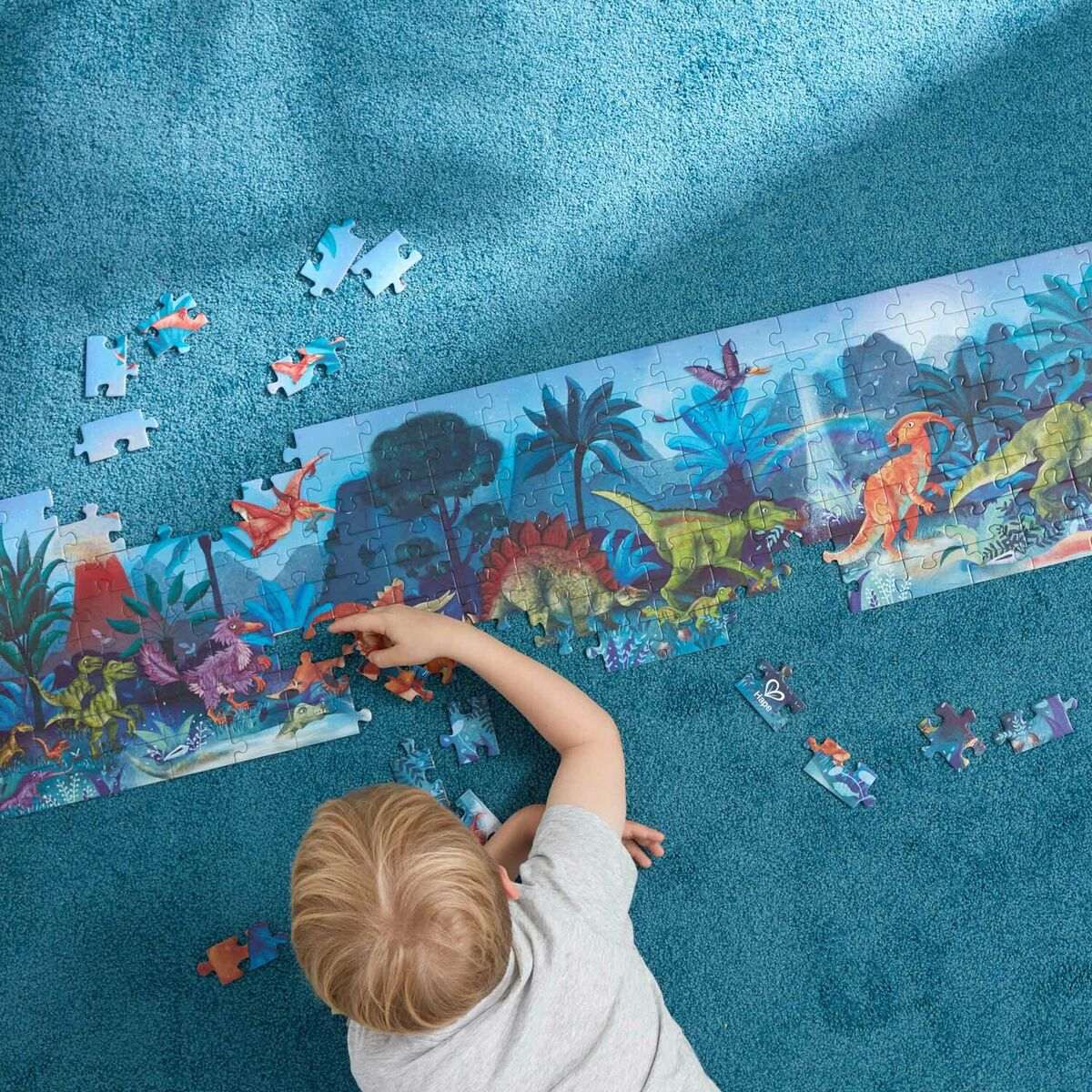 Hape Dinojen Maa Lasten Palapeli 200 Palaa