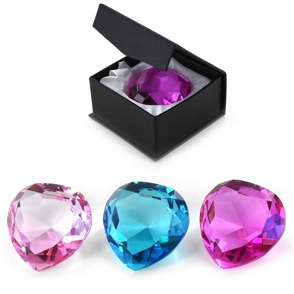 Timantti sydän sininen