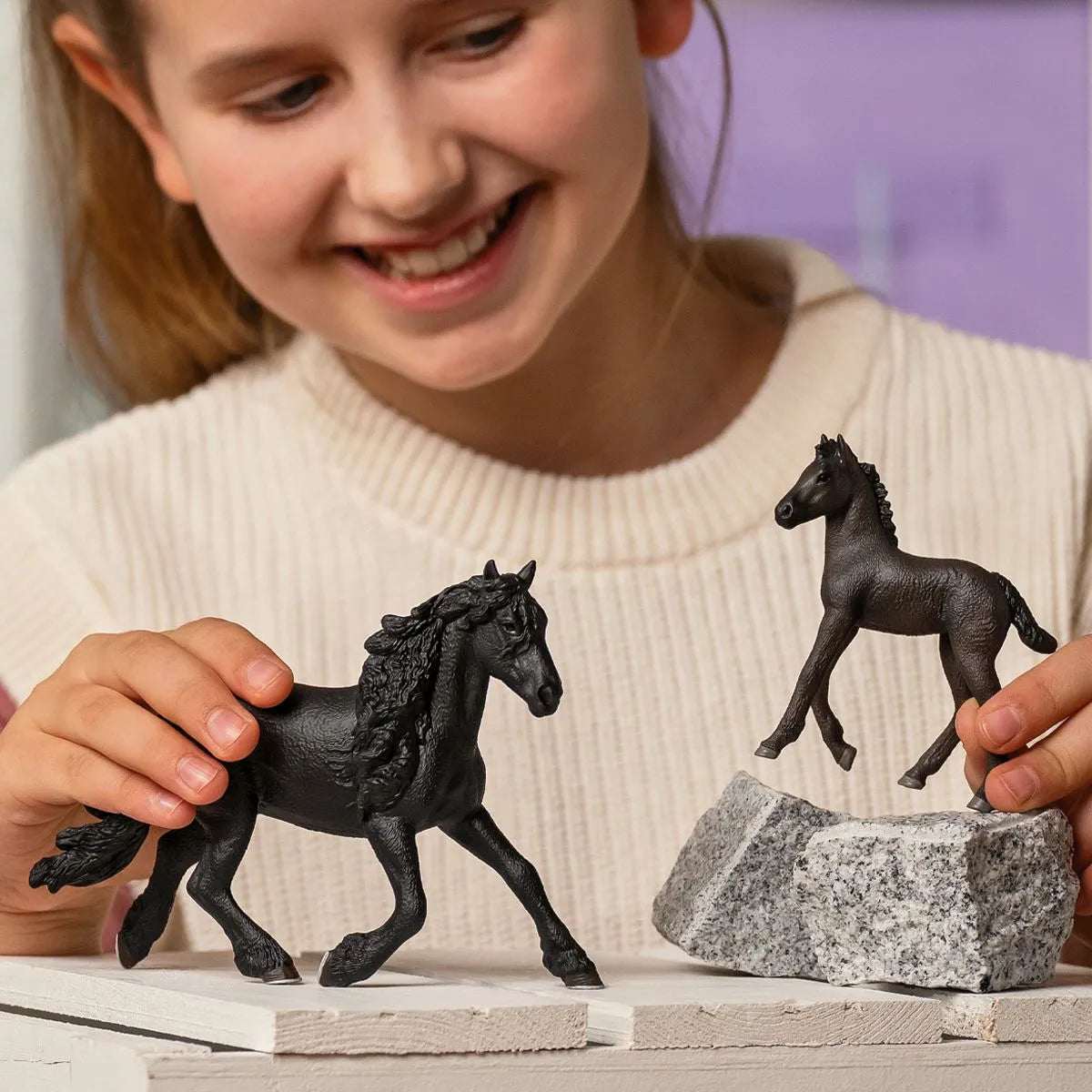 Schleich 13975 Friisiläinen Hevonen Ori