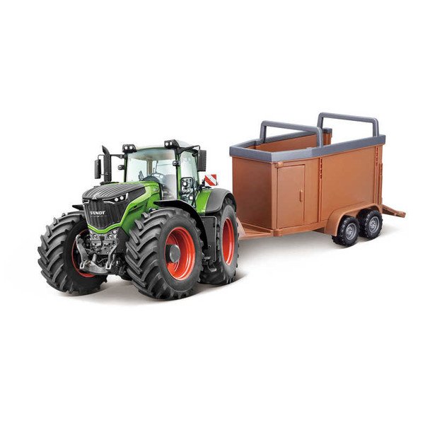 Leikkiketjutraktori hevoslaatikolla - Fendt 1050 Vario - Burago