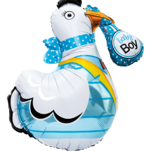 Folio Balloon Stork Blue, 78 cm