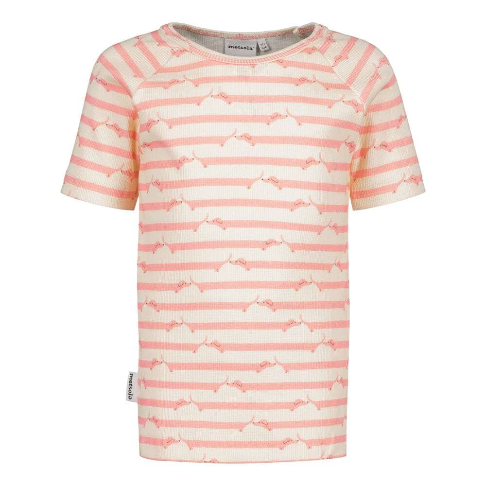 Good Mood Rib -T-Paita | Pinkie - 74/80